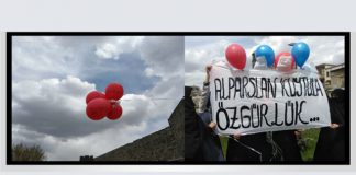 Erzurum'da Skandal! Balon Uçuran Gençler Gözaltına Alındı!