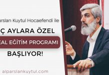 Üç Aylara Özel Meal Eğitim Programı Başlıyor!