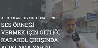 Alparslan Kuytul Karakol Çıkışı Açıklama Yaptı!