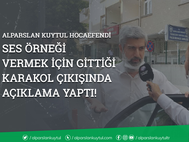 alparslankuytul Alparslan Kuytul Karakol Çıkışı Açıklama Yaptı!