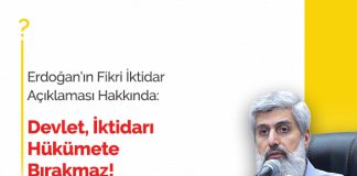 Devlet, İktidarı Hükümete Bırakmaz!