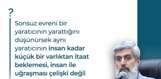 Sonsuz Evrenin Yaratıcısının İnsan ile Uğraşması Çelişki Midir?