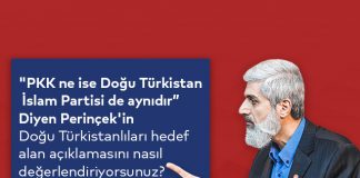 Perinçek'in "Doğu Türkistan İslam Partisi Teröristtir." Açıklaması Hakkında