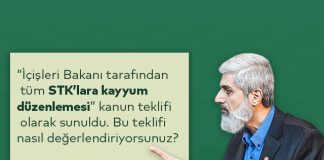 “Tüm STK’lara Kayyum Düzenlemesi” Kanun Teklifini Nasıl Değerlendiriyorsunuz?