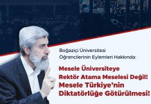 Boğaziçi Üniversitesi Öğrencilerinin Eylemleri Hakkında