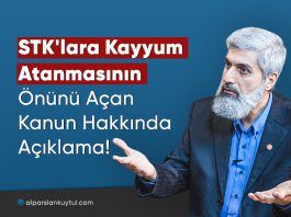 STK'lara Kayyum Atanmasının Önünü Açan Kanun Hakkında Açıklama!