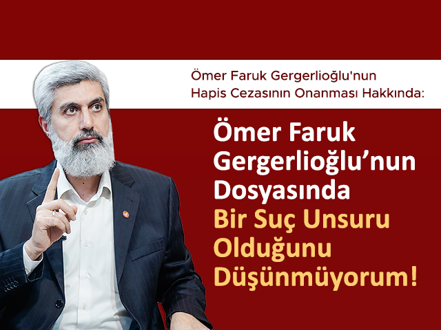 Gergerlioğlu'na hapis cezası Gergerlioğlu'na hapis cezası