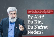 Alparslan Kuytul LGBT İftirasına Sert Cevap Verdi : Ey Akit! Bu Kin, Bu Nefret Neden? Alparslan Kuytul LGBT İftirasına Sert Cevap Verdi : Ey Akit! Bu Kin, Bu Nefret Neden?