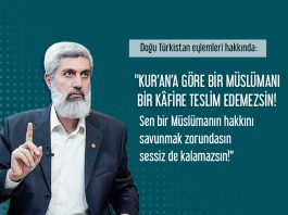 Uygur Türkleri Doğu Türkistan Eylemi Hakkında: Bir Müslümanı Kâfire Teslim Edemezsin!