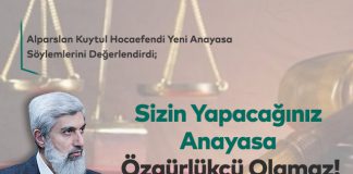 Yeni Anayasa Söylemleri Hakkında: Sizin Yapacağınız Anayasa Özgürlükçü Olamaz!