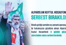 ALPARSLAN KUYTUL HOCAEFENDİ SERBEST BIRAKILDI!