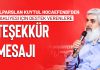 Alparslan Kuytul Hocaefendi’den Tahliyesi için Destek Verenlere Teşekkür Mesajı